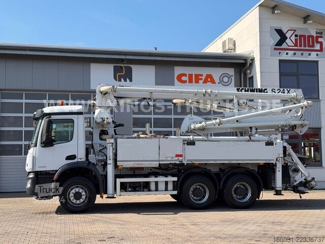 Autočerpadlo na betón MERCEDES-BENZ AROCS SCHWING KVM S24X - DE - TOP condition