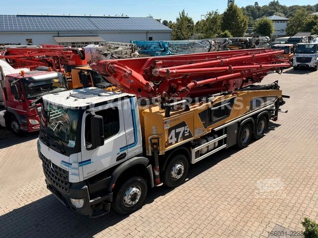 Betonpumpebil MERCEDES-BENZ Arocs 3743 Putzmeister BSF 47M/5