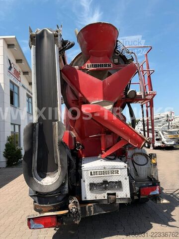 Miešačka betónu na podvozku MAN TGS 32.400 Liebherr 9m³ + 17M Förderband