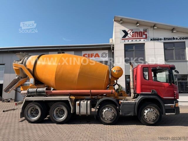 Miešačka betónu na podvozku SCANIA P410 8X4 Stetter 9m³ - German