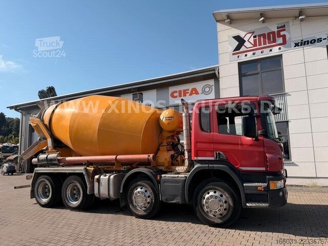 Miešačka betónu na podvozku SCANIA P410 8X4 Stetter 9m³ - German