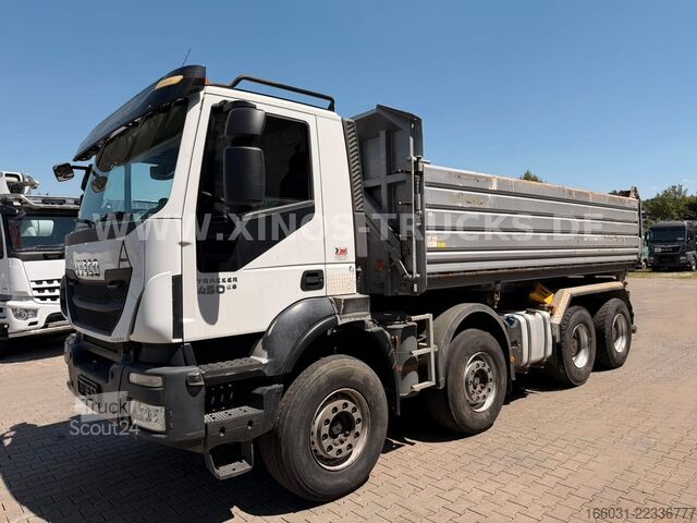 Damperli kamyon IVECO TRAKKER 450 MEILLER GESTEINSMULDE 2-SEITEN