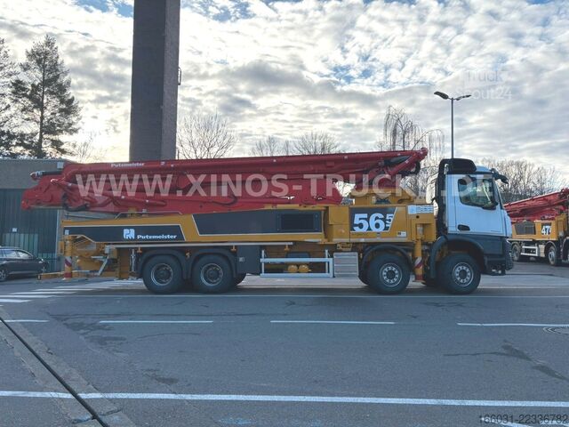 Betonpumpebil MERCEDES-BENZ Arocs 4545 8X4 EUR3 PUTZMEISTER BSF 56M/5