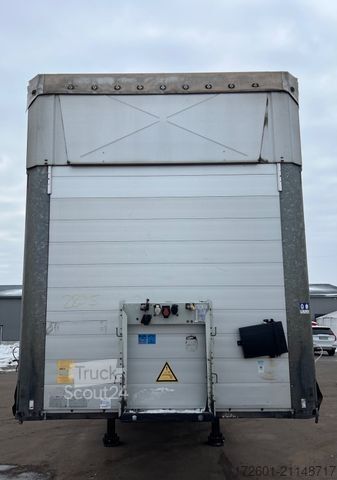 Open semitrailer with tarp SCHMITZ CARGOBULL SCB / Mega / Hubdach / Plane / Edscha