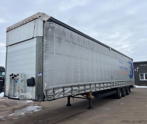 Open semitrailer with tarp SCHMITZ CARGOBULL SCB / Mega / Hubdach / Plane / Edscha