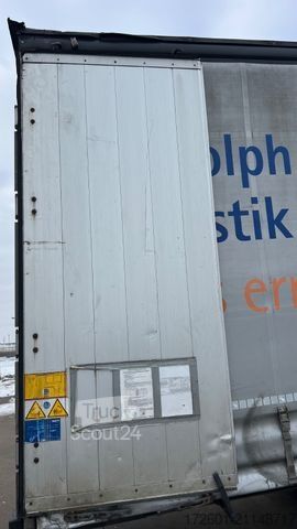 Open semitrailer with tarp SCHMITZ CARGOBULL SCB  / Mega / Hubdach / Plane / Edscha