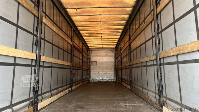 Open semitrailer with tarp SCHMITZ CARGOBULL SCB / Mega / Hubdach / Plane / Edscha