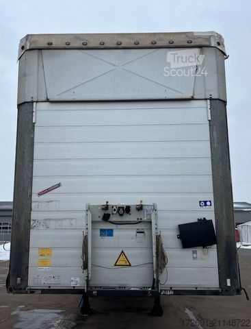 Open semitrailer with tarp SCHMITZ CARGOBULL SCB  / Mega / Hubdach / Plane / Edscha