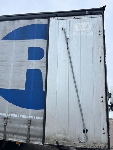 Open semitrailer with tarp SCHMITZ CARGOBULL SCB / Mega / Hubdach / Plane / Edscha