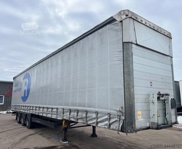 Open semitrailer with tarp SCHMITZ CARGOBULL SCB  / Mega / Hubdach / Plane / Edscha
