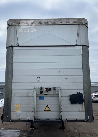 Open semitrailer with tarp SCHMITZ CARGOBULL SCB  / Mega / Hubdach / Plane / Edscha
