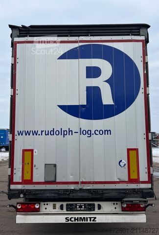 Open semitrailer with tarp SCHMITZ CARGOBULL SCB / Mega / Hubdach / Plane / Edscha