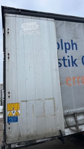 Open semitrailer with tarp SCHMITZ CARGOBULL SCB  / Mega / Hubdach / Plane / Edscha