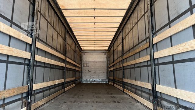 Open semitrailer with tarp SCHMITZ CARGOBULL SCB  / Mega / Hubdach / Plane / Edscha