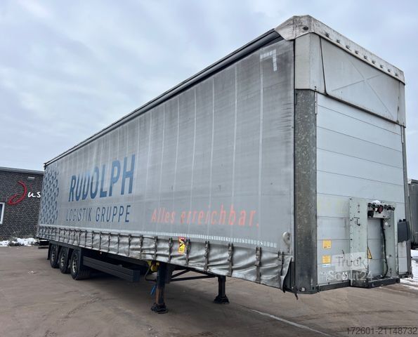 Open semitrailer with tarp SCHMITZ CARGOBULL SCB  / Mega / Hubdach / Plane / Edscha