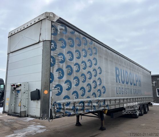 Open semitrailer with tarp SCHMITZ CARGOBULL SCB / Mega / Hubdach / Plane / Edscha