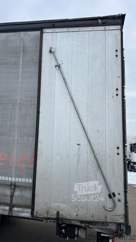 Open semitrailer with tarp SCHMITZ CARGOBULL SCB / Mega / Hubdach / Plane / Edscha