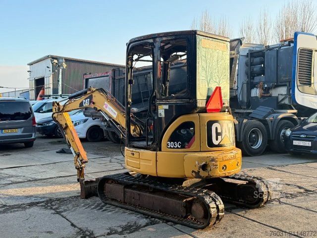 Minibagr CATERPILLAR 303C Mini excavator Hammerline Swanneck