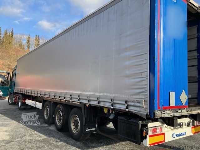 Open semitrailer with tarp KRONE SD 1227XBF0