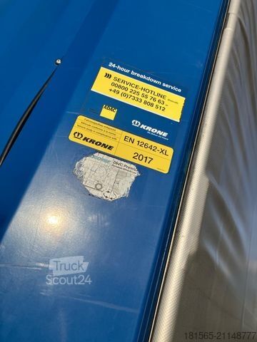 Open semitrailer with tarp KRONE SD 1227XBF0