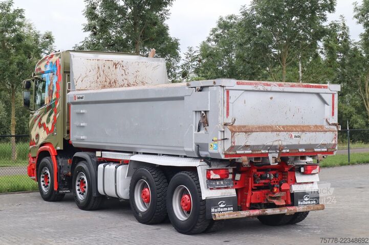 Pašizgāzējs Scania R520 V8 XT 8X4 FULL STEEL RETARDER BIG AXLES