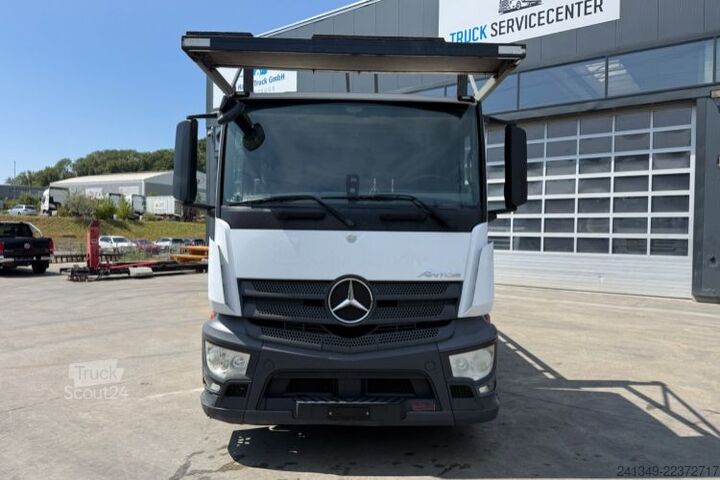 Grua montada em camião MERCEDES-BENZ Antos 1836 4x2 Hiab 122-4