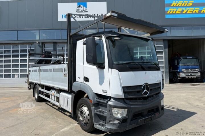 Grua montada em camião MERCEDES-BENZ Antos 1836 4x2 Hiab 122-4