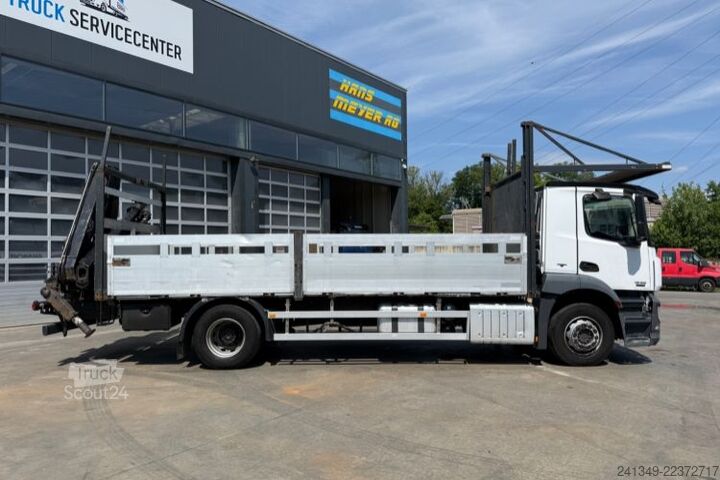 Grua montada em camião MERCEDES-BENZ Antos 1836 4x2 Hiab 122-4