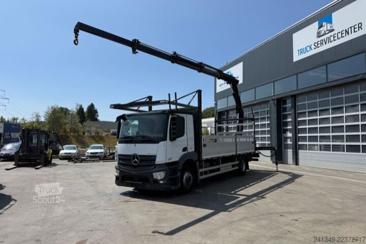 Grua montada em camião MERCEDES-BENZ Antos 1836 4x2 Hiab 122-4