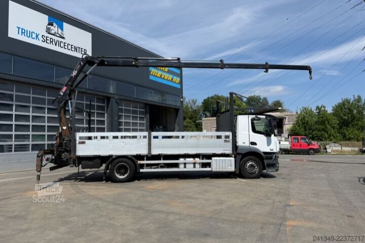 Grua montada em camião MERCEDES-BENZ Antos 1836 4x2 Hiab 122-4