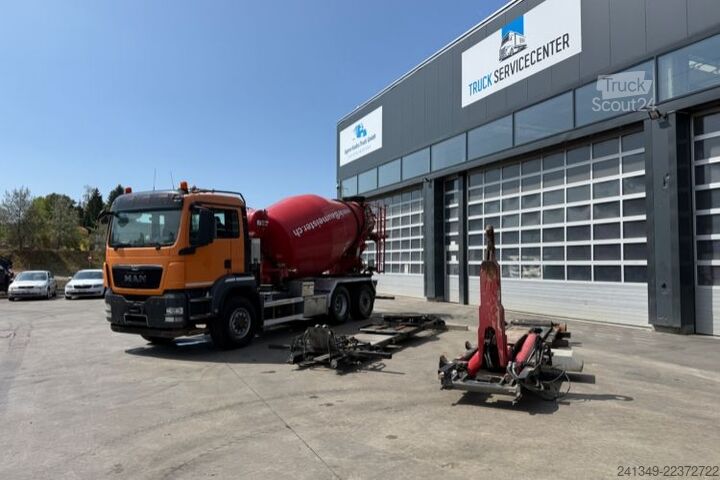 Camion malaxeur à béton MAN TGS 28.480 6x4-4 SWS SZM/Mischer/Haken