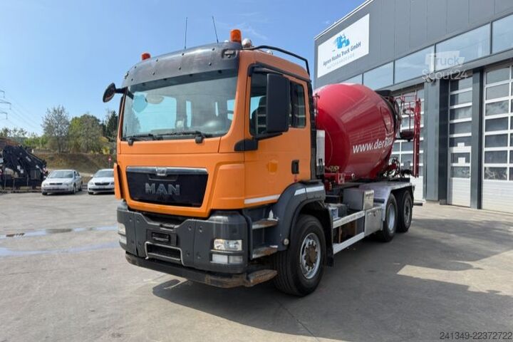 Camion malaxeur à béton MAN TGS 28.480 6x4-4 SWS SZM/Mischer/Haken