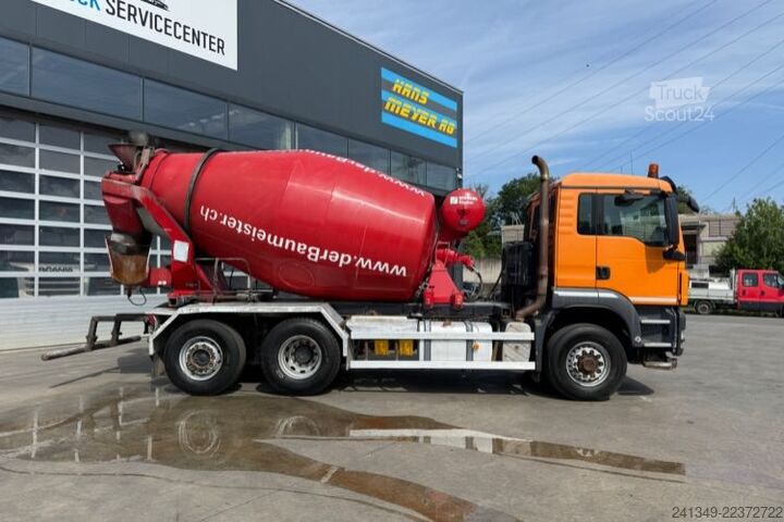 Camion malaxeur à béton MAN TGS 28.480 6x4-4 SWS SZM/Mischer/Haken