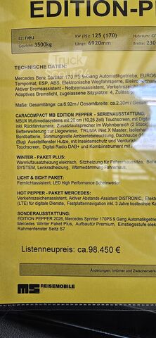 Halvintegrert bobil Weinsberg CaraCompact