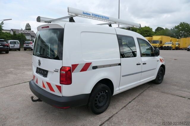 Panelinis furgonas Volkswagen Caddy Maxi 2.0 TDI 4Motion 2-Sitzer Lang Klima Tempomat AHK Werkstatteinbauten COC