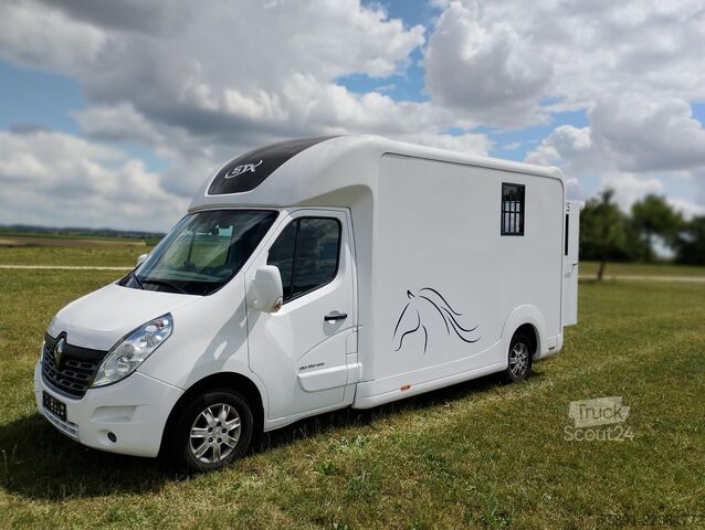 Lopbarības pārvadātājs Renault Master Pferdetransporter Nur 35.300KM 170 PS