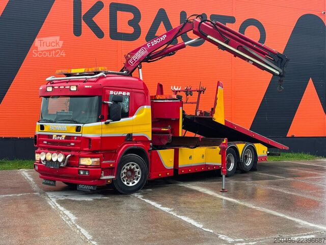 Vyprošťovací vozidlo Scania P 114 6x2 SWS PF100 /  2x 5 ton+10 ton Sepson w...
