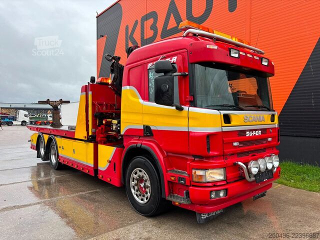 Vyprošťovací vozidlo Scania P 114 6x2 SWS PF100 /  2x 5 ton+10 ton Sepson w...