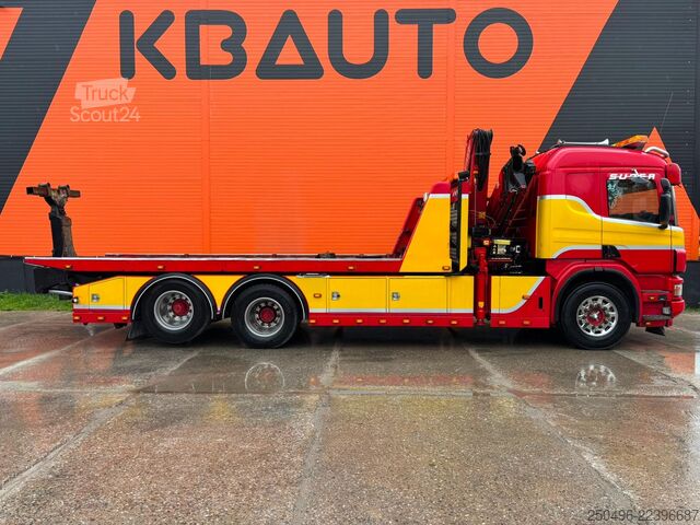 Vyprošťovací vozidlo Scania P 114 6x2 SWS PF100 /  2x 5 ton+10 ton Sepson w...