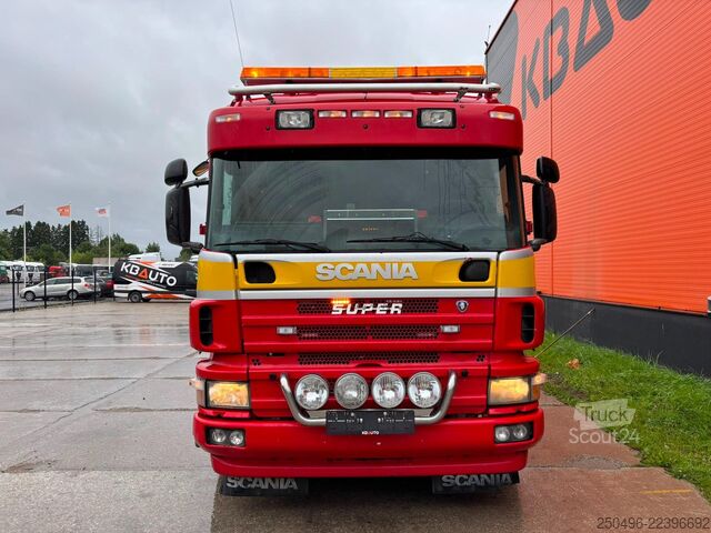 Přepravce automobilů Scania P 114 6x2 SWS PF100 /  2x 5 ton+10 ton Sepson w...
