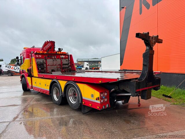 Přepravce automobilů Scania P 114 6x2 SWS PF100 /  2x 5 ton+10 ton Sepson w...