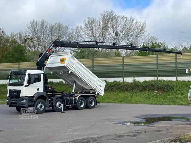 Kamion sa kranom MAN TGS 41.480 TGS 41.480 8x4/Euro6e Euromix Kipper...