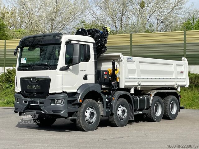 Kamion sa kranom MAN TGS 41.480 TGS 41.480 8x4/Euro6e Euromix Kipper...