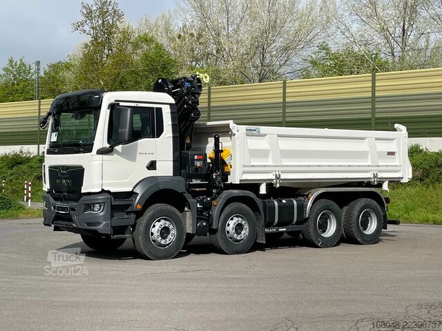 Kamion sa kranom MAN TGS 41.480 TGS 41.480 8x4/Euro6e Euromix Kipper...