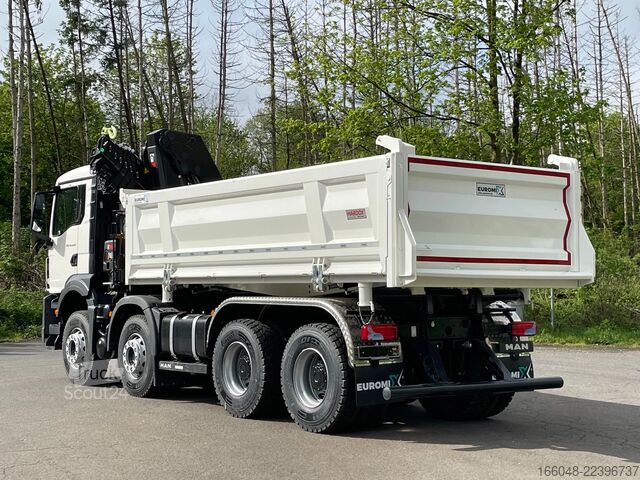 Kamion sa kranom MAN TGS 41.480 TGS 41.480 8x4/Euro6e Euromix Kipper...