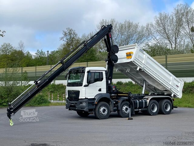 Kamion sa kranom MAN TGS 41.480 TGS 41.480 8x4/Euro6e Euromix Kipper...
