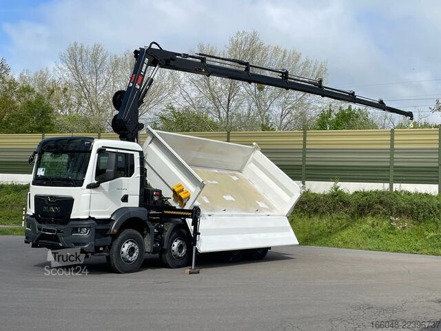 Kranbil MAN TGS 41.480 TGS 41.480 8x4/Euro6e Euromix Kipper...