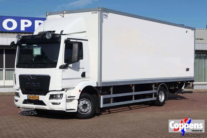 Koffer MAN TGM 15.290 Bak + klep Full air suspension Euro ...