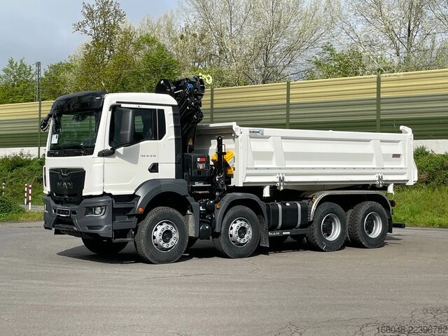 Basculantă cu macara MAN TGS 41.480 TGS 41.480 8x4/Euro6e Euromix Kipper...