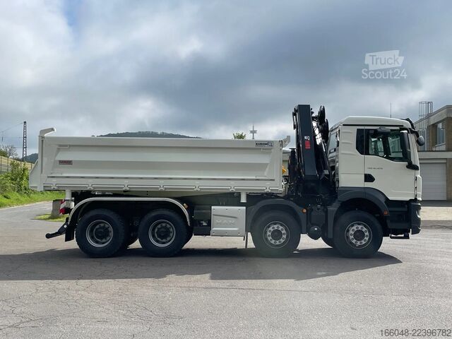 Basculantă cu macara MAN TGS 41.480 TGS 41.480 8x4/Euro6e Euromix Kipper...